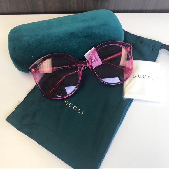 gucci 59mm round sunglasses